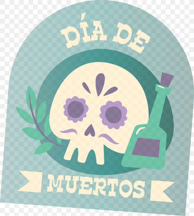 Day Of The Dead Día De Muertos Mexico, PNG, 2690x3000px, Day Of The Dead, D%c3%ada De Muertos, Drawing, Line Art, Logo Download Free