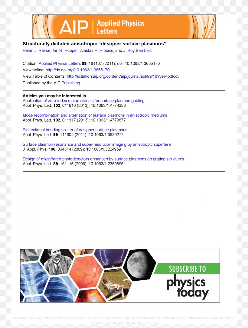 American Institute Of Physics Physics Today Free Surface Research, PNG, 1700x2250px, American Institute Of Physics, Aip Conference Proceedings, Area, Elastic Potential Energy, Energy Download Free
