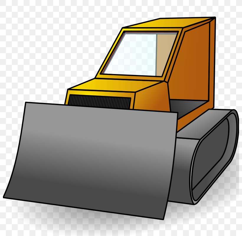 Bulldozer Architectural Engineering Heavy Equipment Clip Art, PNG, 800x800px, Bulldozer, Architectural Engineering, Automotive Design, Brand, Car Download Free