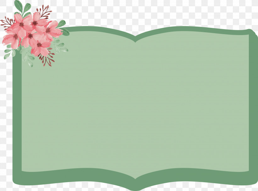 Flower Book Frame Flower Frame Book Frame, PNG, 3000x2233px, Flower Frame, Biology, Book Frame, Film Frame, Flower Download Free