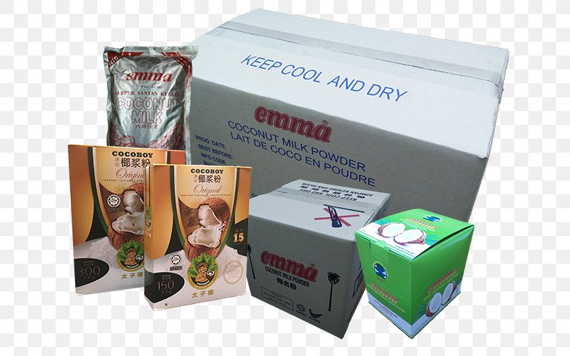 Kapar Coconut Industries Sdn Bhd Coconut Milk Powder Coconut Cream, PNG, 744x513px, Kapar, Box, Cardboard, Carton, Coconut Download Free