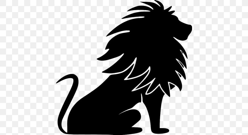 Lion Royalty-free Logo Clip Art, PNG, 450x446px, Lion, Artwork, Beak, Black, Black And White Download Free