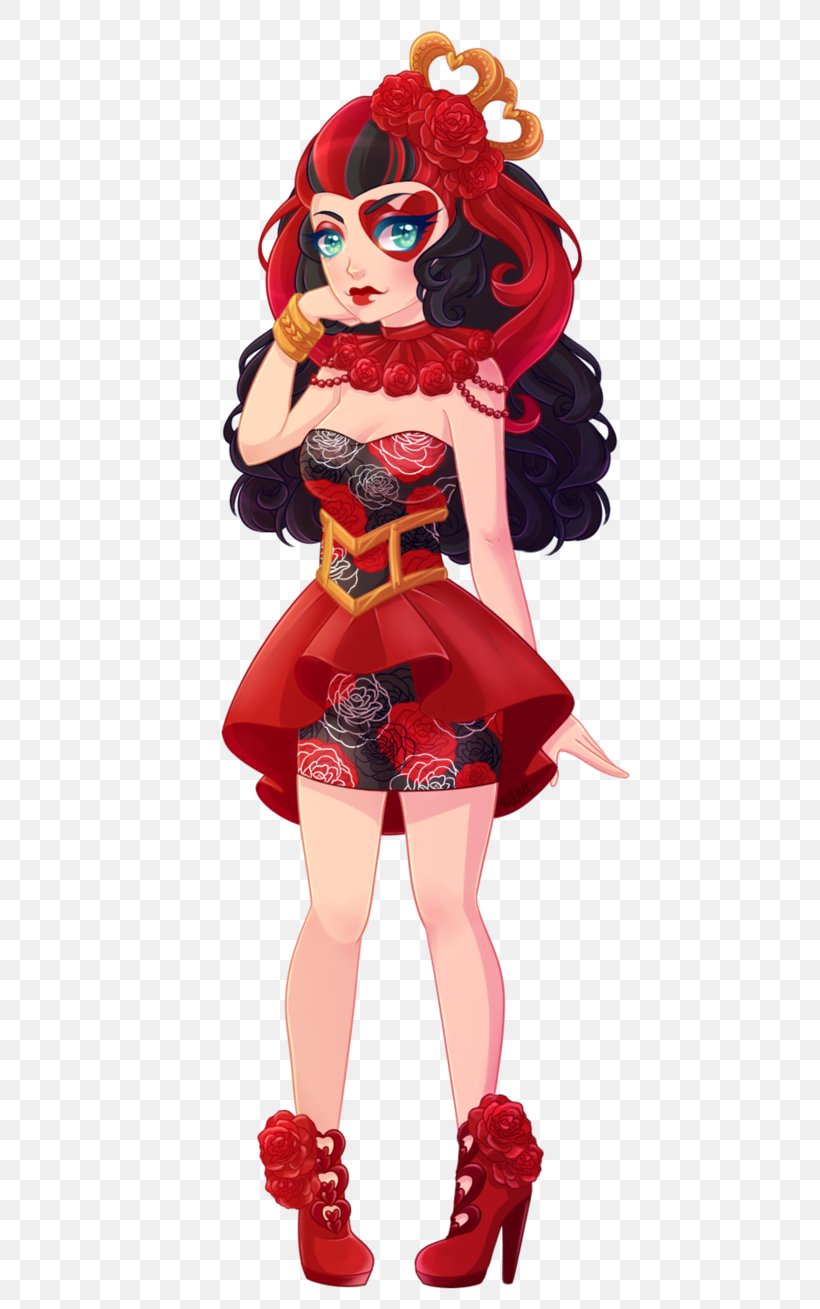 Ever After High Doll Queen Of Hearts Monster High Drawing, PNG, 611x1309px, Ever After High, Action Figure, Art, Costume, Deviantart Download Free