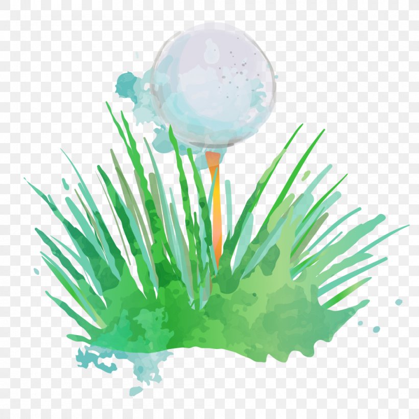 Golf Ball Golf Club Watercolor Painting, PNG, 1000x1000px, Golf, Art, Ball, Golf Ball, Golf Club Download Free