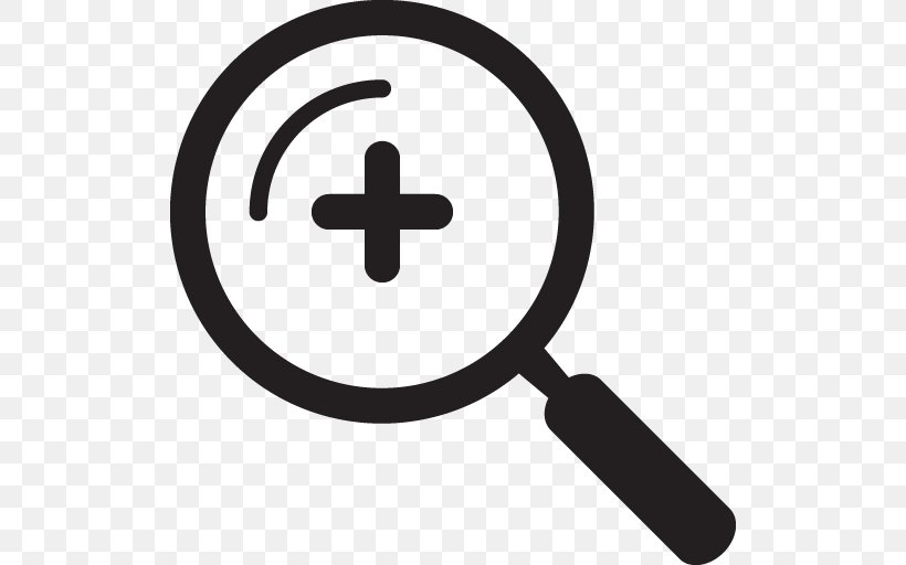 Magnifying Glass, PNG, 512x512px, Magnifying Glass, Black And White, Information, Symbol, Zip Download Free