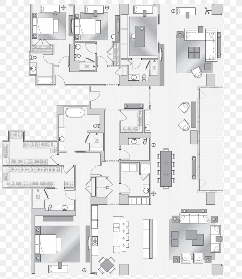 Floor Plan Product Design Facade Urban Design Architecture, PNG, 1000x1153px, Floor Plan, Architecture, Area, Black And White, Diagram Download Free
