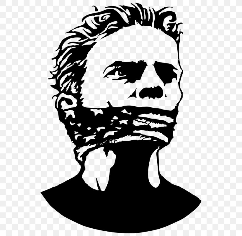 Freedom Of Speech Political Freedom Clip Art, PNG, 558x800px, Freedom Of Speech, Art, Artwork, Black And White, Copyright Download Free