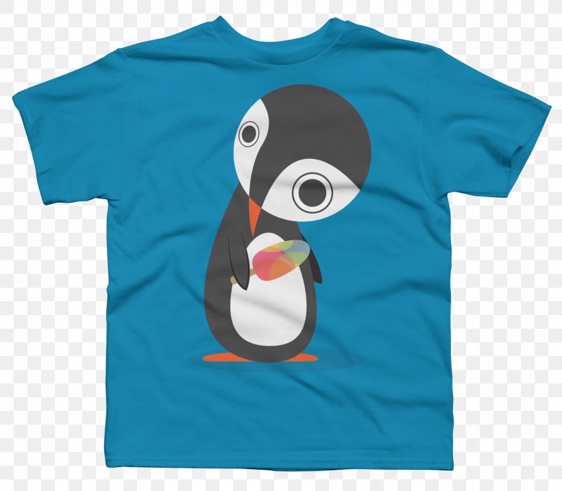 T-shirt Penguin Pingu Loves Hoodie Design By Humans, PNG, 1800x1575px, Tshirt, Beak, Bird, Blue, Bluza Download Free