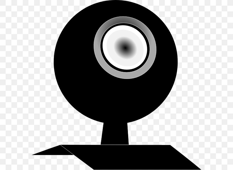 Webcam Camera, PNG, 600x599px, Webcam, Audio Equipment, Black And White, Camera, Computer Download Free