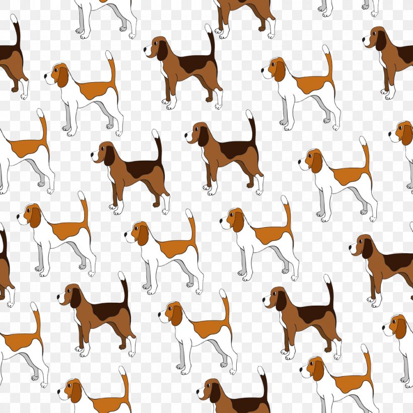 Beagle Dog Breed Puppy Clip Art, PNG, 1000x1000px, Beagle, Carnivoran, Cartoon, Cattle Like Mammal, Cuteness Download Free