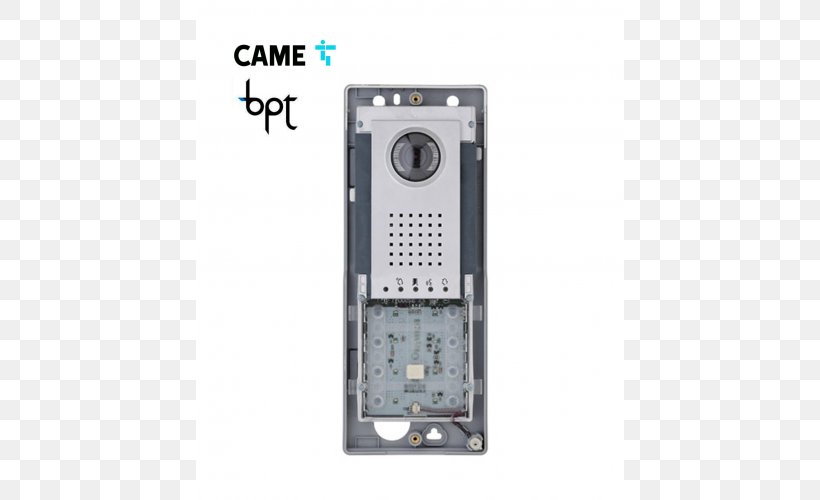 Brevetti Plozner Torino SPA Video Door-phone Microphone Door Phone System, PNG, 500x500px, Video Doorphone, Came, Color, Door Phone, Electronic Device Download Free