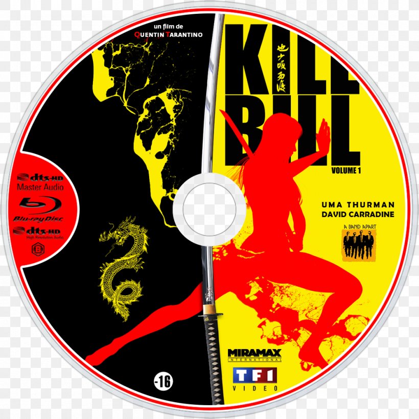 Kill Bill Blu-ray Disc Film Poster Compact Disc, PNG, 1000x1000px, Kill Bill, Area, Bluray Disc, Brand, Compact Disc Download Free