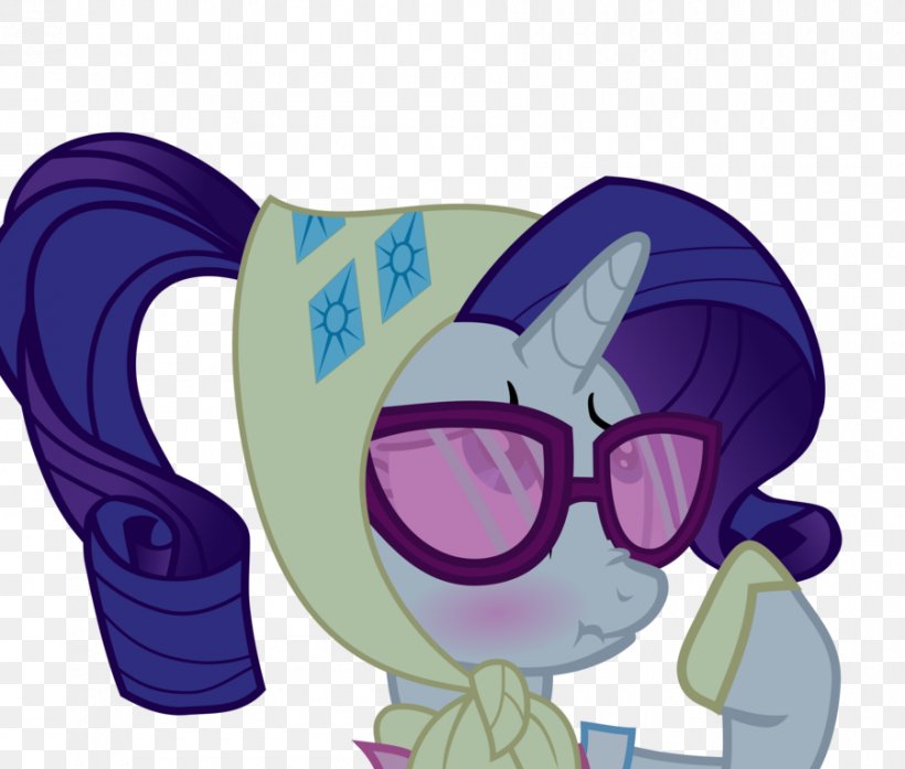 Rarity Horse Purple Glasses Character, PNG, 900x766px, Watercolor, Cartoon, Flower, Frame, Heart Download Free