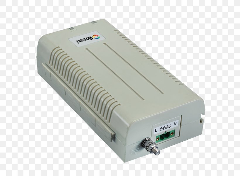 Power Over Ethernet Microsemi PowerDsine Power Converters Outdoor 1-Port 60W, PNG, 600x600px, 1000baset, Power Over Ethernet, Computer Hardware, Direct Current, Electronic Component Download Free