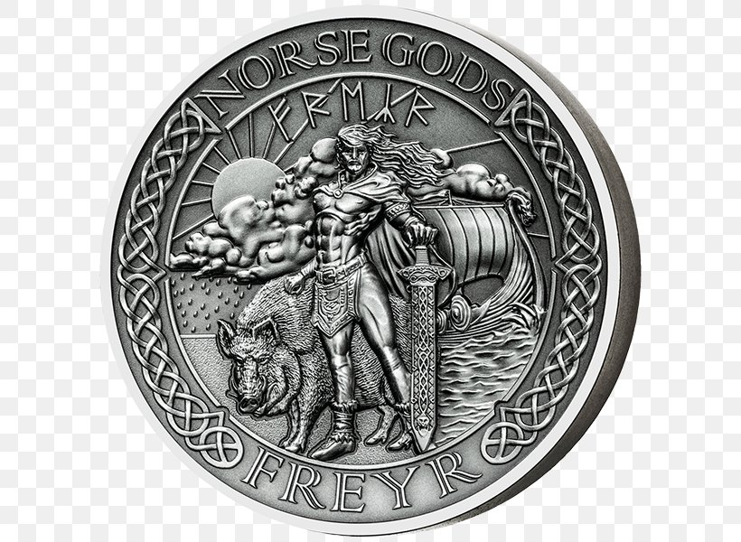 Viking Age Freyr Norse Mythology Viking Gods Symbol, PNG, 600x600px, Viking Age, Coin, Currency, Deity, Freyr Download Free