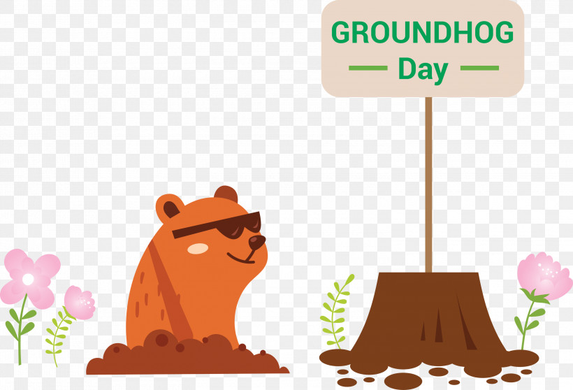 Groundhog Groundhog Day Happy Groundhog Day, PNG, 3000x2042px, Groundhog, Cartoon, Groundhog Day, Happy Groundhog Day, Hello Spring Download Free
