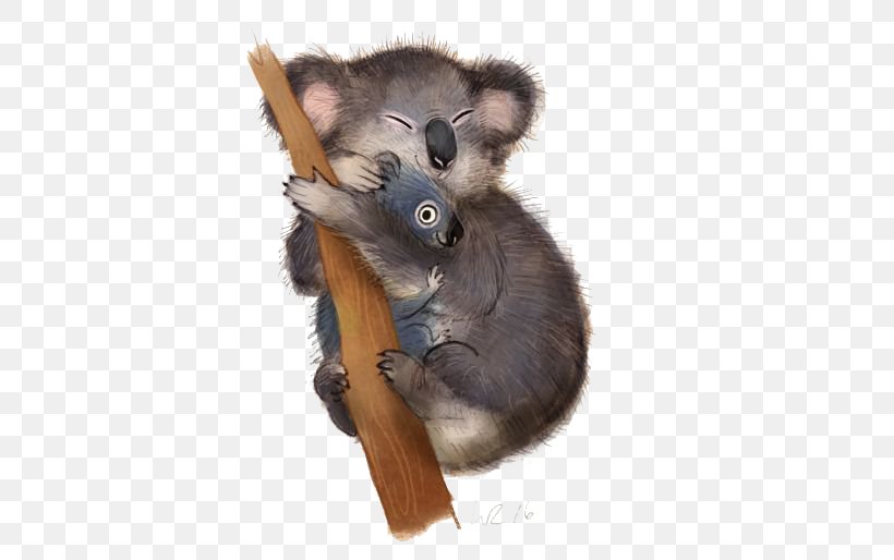 Koala Poster Illustration, PNG, 500x514px, Koala, Animal, Cartoon, Drawing, Fur Download Free