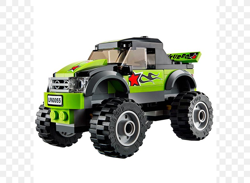 Car LEGO 60055 City Great Vehicles Monster Truck Building Set LEGO 60055 City Great Vehicles Monster Truck Building Set Toy, PNG, 686x600px, Car, Automotive Tire, Automotive Wheel System, Brand, Lego Download Free