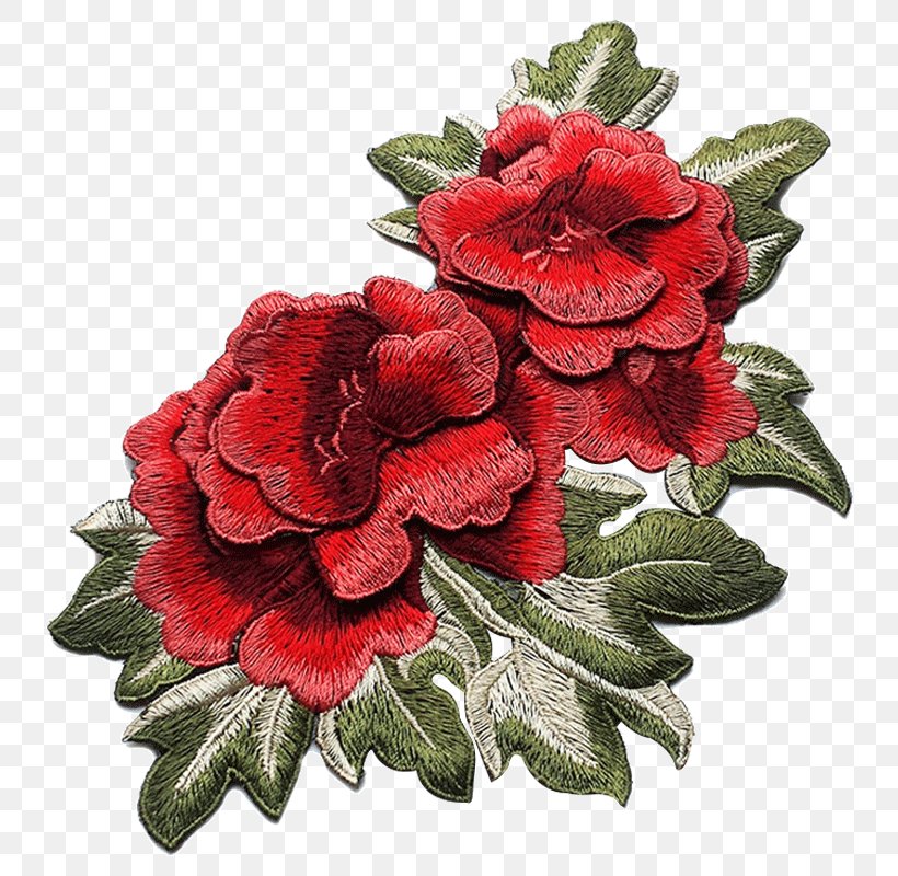 Garden Roses Clothing Embroidered Patch Embroidery Flower, PNG, 800x800px, Garden Roses, Annual Plant, Applique, Azalea, Begonia Download Free