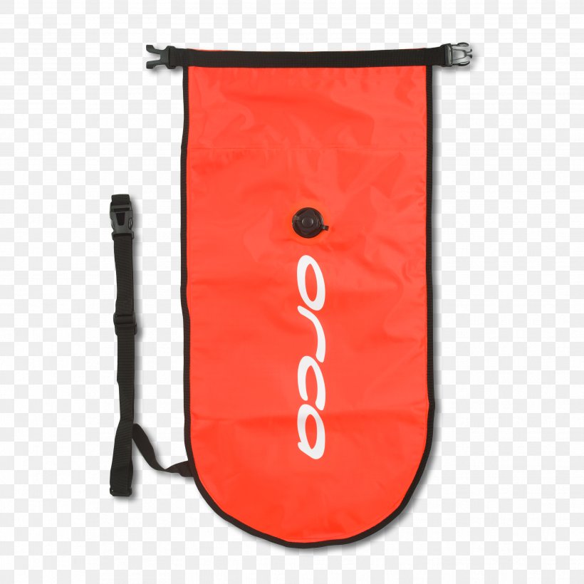 Orca Safety Buoy Zone3 Swim Buoy Dry Bag 28L, PNG, 3456x3456px, Buoy, Killer Whale, Open Water Swimming, Orange, Orca Download Free