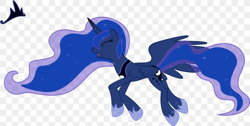 Pony Princess Luna The Crystal Empire, PNG, 8168x4123px, Pony, Animal Figure, Blue, Crystal Empire Part 1, Fictional Character Download Free