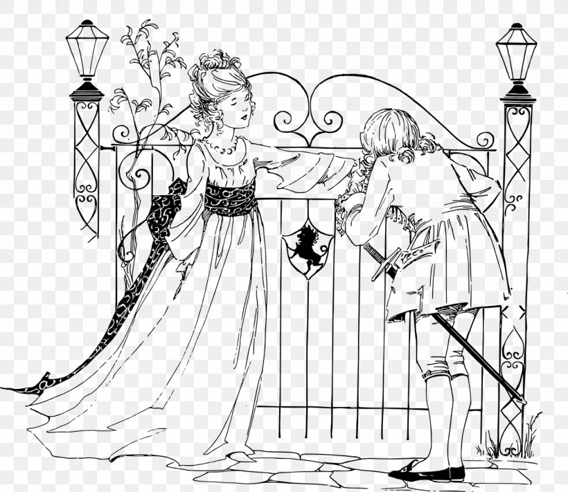 The Frog Prince Fairy Tale Princess The Water Of Life, PNG, 1280x1111px, Frog Prince, Artwork, Black And White, Brothers Grimm, Drawing Download Free