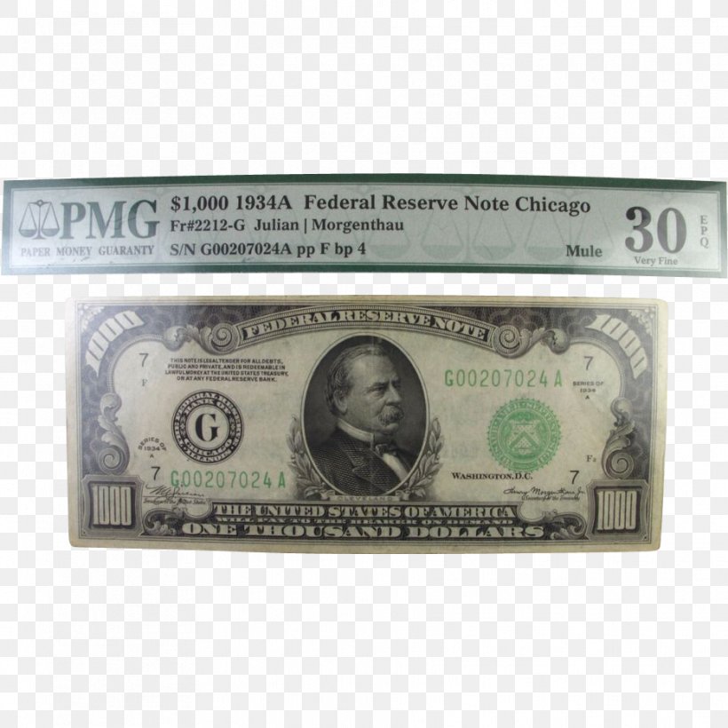United States One-dollar Bill United States Dollar Federal Reserve Note Large Denominations Of United States Currency Banknote, PNG, 933x933px, United States Onedollar Bill, Bank, Banknote, Cash, Coin Download Free