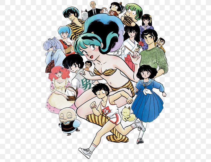 Lum Invader Ataru Moroboshi Urusei Yatsura: Endless Summer Lum Urusei Yatsura, PNG, 494x631px, Watercolor, Cartoon, Flower, Frame, Heart Download Free