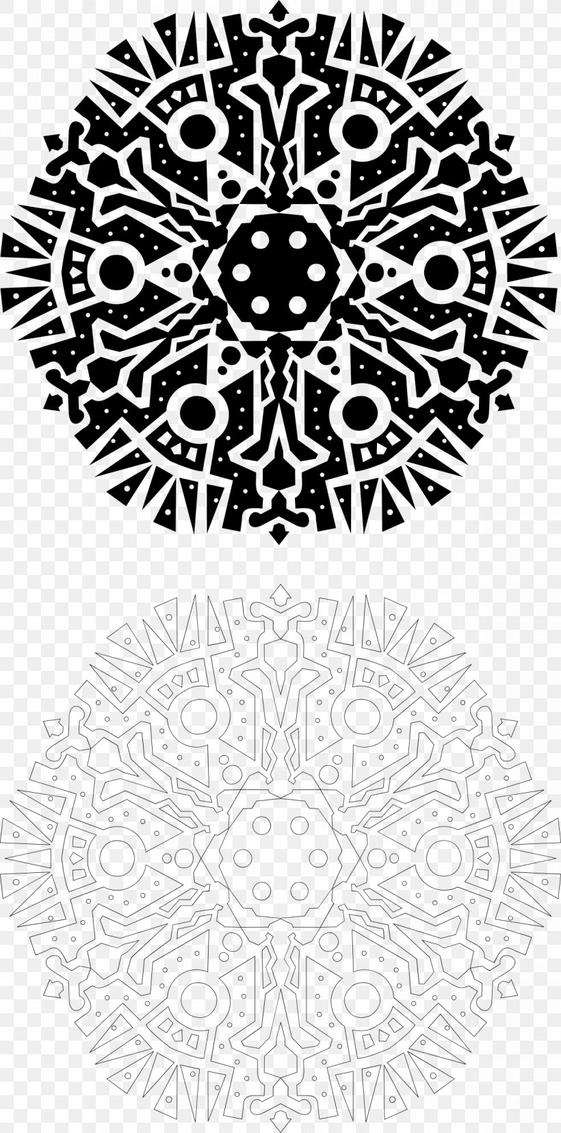 Maya Civilization Ornament, PNG, 1189x2400px, Maya Civilization, Area, Art, Black And White, Doily Download Free