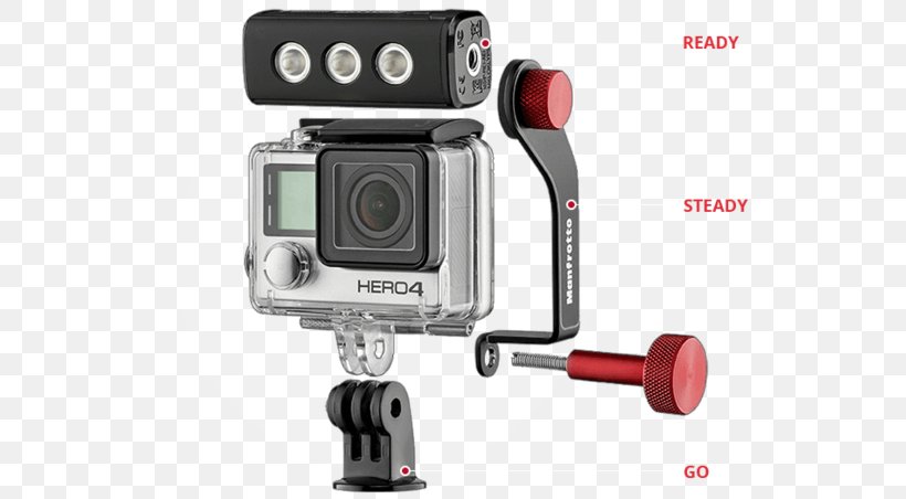 Light-emitting Diode Manfrotto GoPro Camera, PNG, 564x452px, Light, Action Camera, Camera, Camera Accessory, Camera Lens Download Free