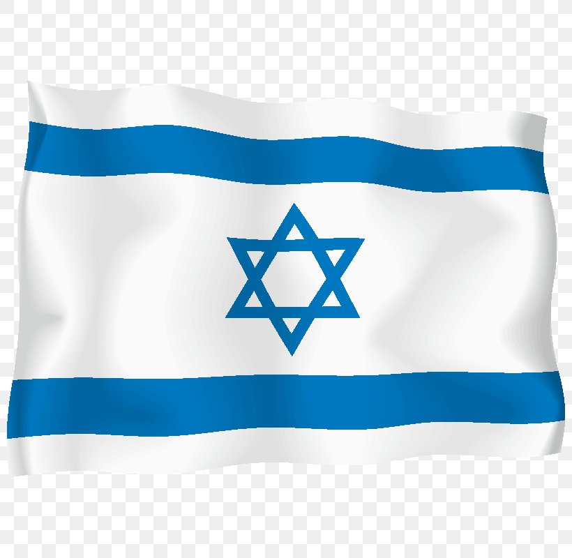 Flag Of Israel Star Of David Royalty-free Judaism, PNG, 800x800px, Israel, Blue, Cobalt Blue, David, Electric Blue Download Free