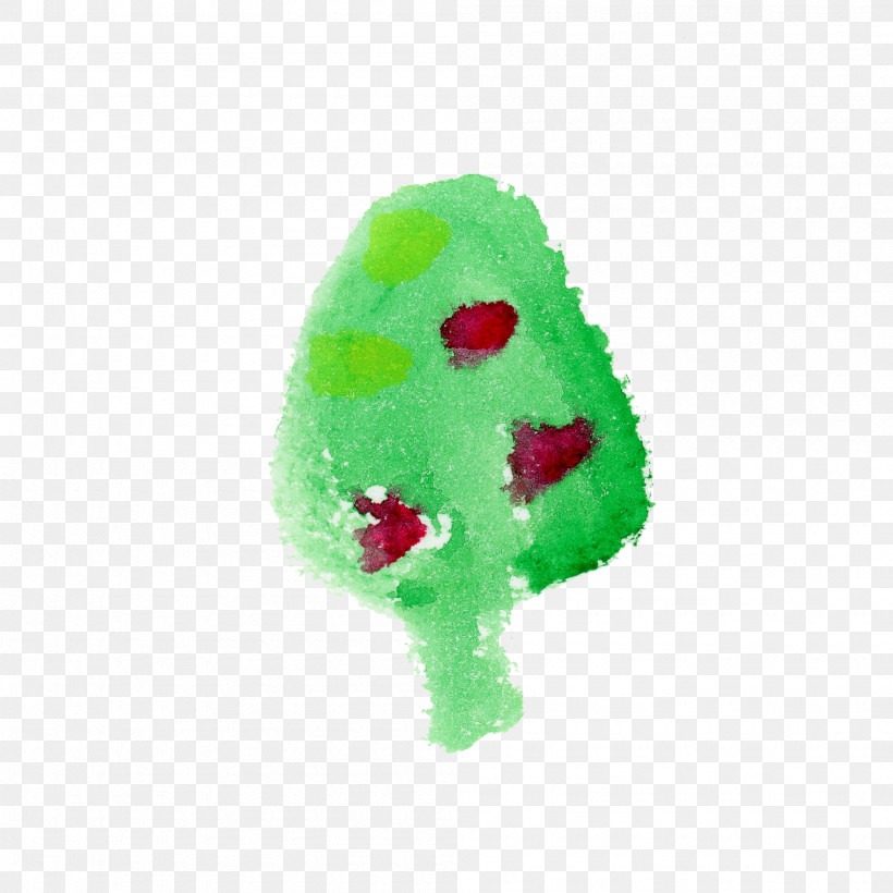 Strawberry, PNG, 2000x2000px, Watercolor Tree, Frozen Dessert, Fruit, Green, Plant Download Free