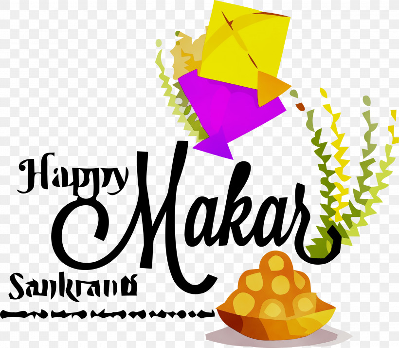 Yellow Text Logo Font Junk Food, PNG, 3000x2614px, Makar Sankranti, Bhogi, Food, Junk Food, Logo Download Free