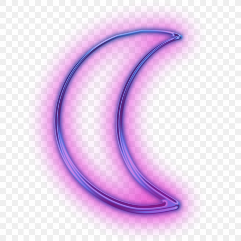 Clip Art Crescent Desktop Wallpaper Image, PNG, 1024x1024px, Crescent, Lunar Phase, Moon, Neon, Number Download Free