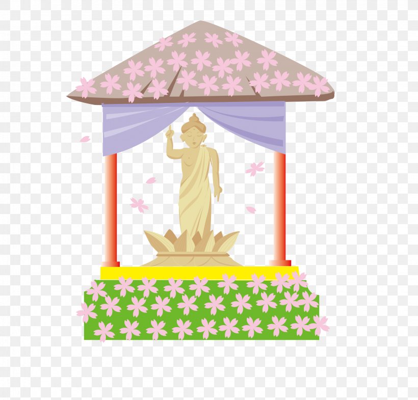 Japan Amacha Buddhas Birthday Illustration, PNG, 3270x3134px, Japan, Amacha, Buddharupa, Buddhas Birthday, Gautama Buddha Download Free