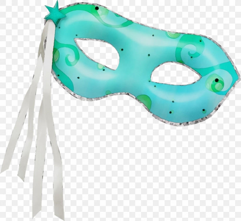 Mask Aqua Personal Protective Equipment Green Costume, PNG, 850x779px, Watercolor, Aqua, Costume, Costume Accessory, Green Download Free