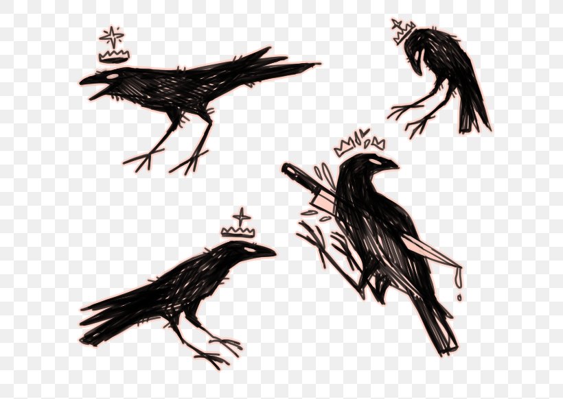 American Crow In The Company Of Crows And Ravens Drawing The Raven, PNG, 665x582px, American Crow, Art, Beak, Bird, Black And White Download Free