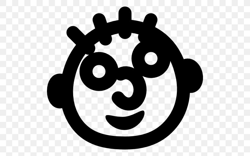 Emoticon Smiley Icon Design Clip Art, PNG, 512x512px, Emoticon, Black And White, Human Behavior, Icon Design, Monochrome Photography Download Free