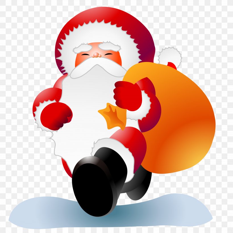 Santa Claus Christmas Animation, PNG, 5833x5833px, Santa Claus, Animation, Christmas, Christmas Ornament, Christmas Tree Download Free