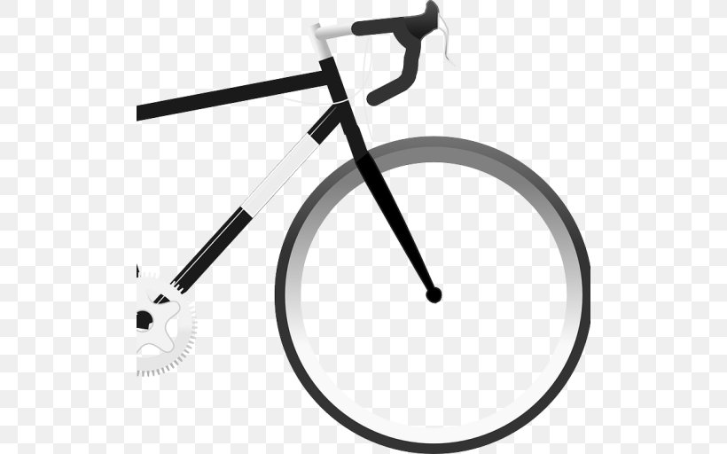 Fixed-gear Bicycle Single-speed Bicycle Cycling Clip Art, PNG, 512x512px, Bicycle, Abike, Auto Part, Bicycle Accessory, Bicycle Drivetrain Part Download Free