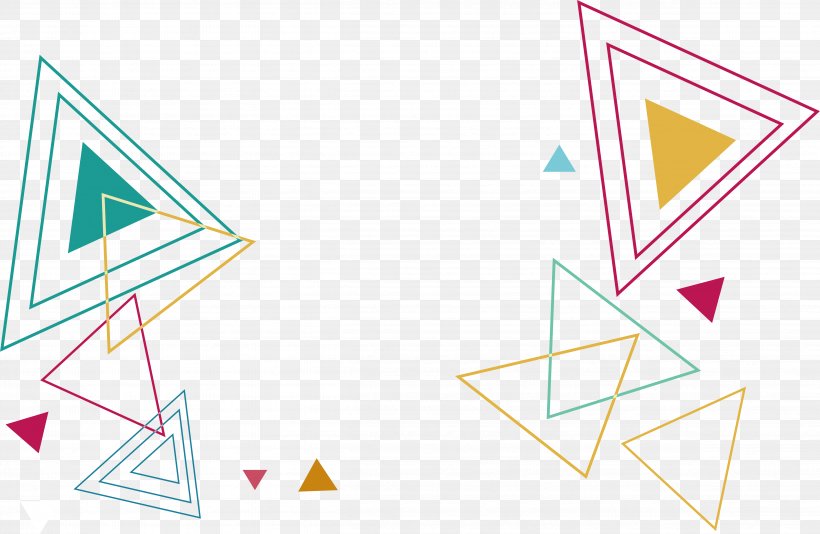 Triangle Euclidean Vector Computer File, PNG, 4786x3120px, Triangle, Area, Art Paper, Color, Color Triangle Download Free