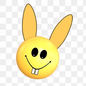 Smiley - Smiley Easter Bunny Hare Bye Bye School PNG