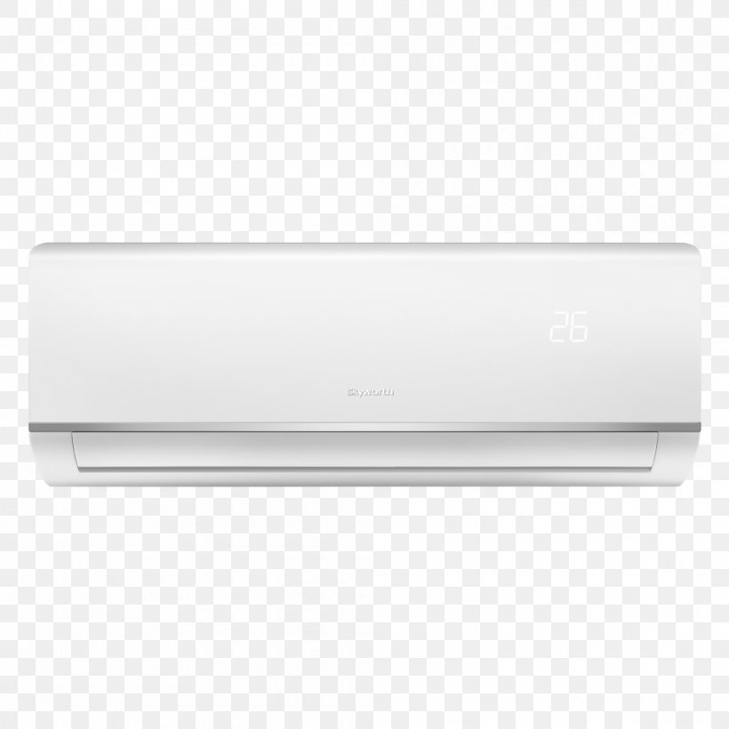Air Conditioning Skyworth Air Conditioner, PNG, 1000x1000px, Air Conditioning, Air Conditioner, Home Appliance, Multimedia, Rectangle Download Free