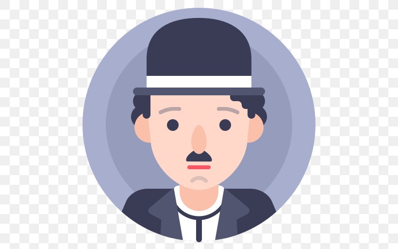 Charlie Chaplin Actor Comedy, PNG, 512x512px, Charlie Chaplin, Actor, Art, Black Hair, Cartoon Download Free