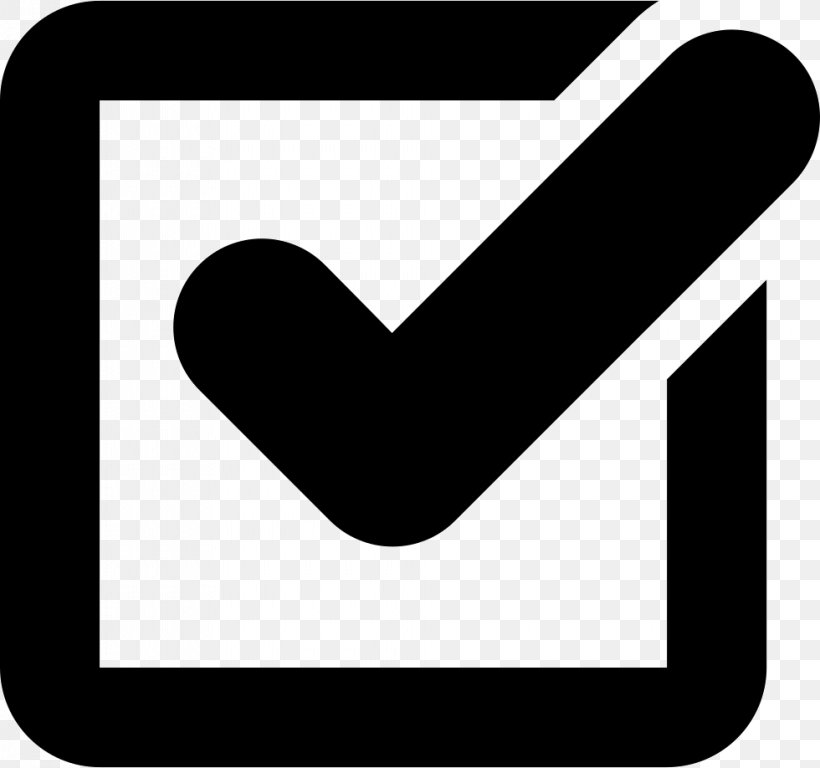 Checkerd Icon, PNG, 980x918px, Checkbox, Blackandwhite, Brand, Check Mark, Finger Download Free