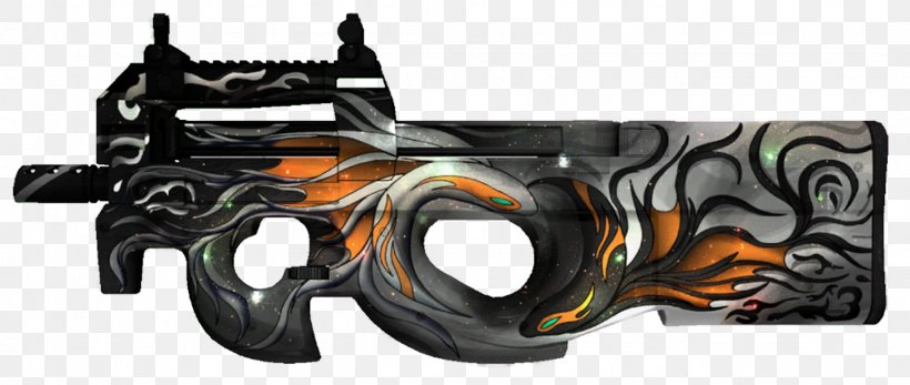 Counter-Strike: Global Offensive Weapon Video Game Firearm, PNG, 1848x784px, Counterstrike Global Offensive, Air Gun, Counterstrike, Firearm, Fn P90 Download Free