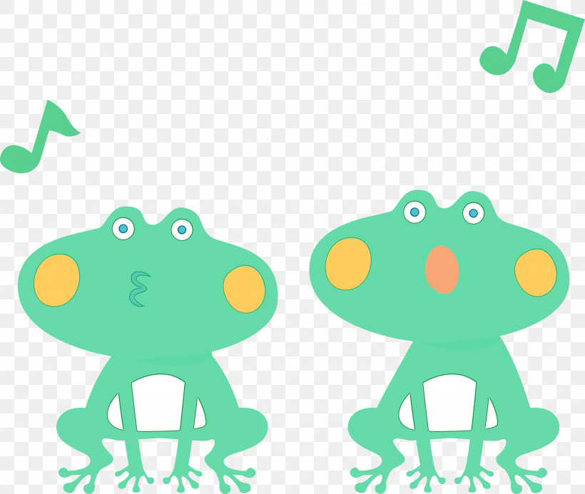 Frogs Cartoon Tree Frog Green Meter, PNG, 3000x2536px, Frog, Cartoon, Frogs, Green, Line Download Free