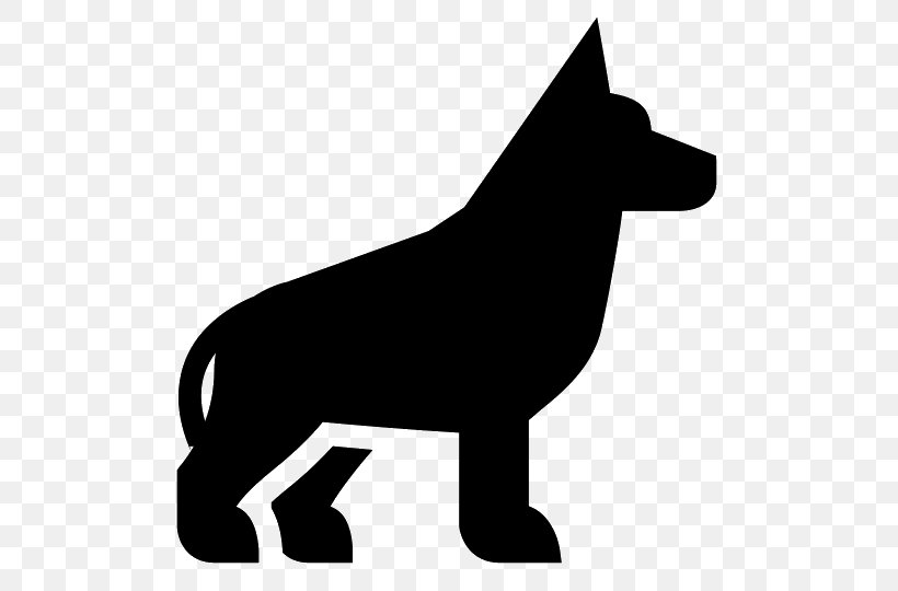 German Shepherd Clip Art, PNG, 540x540px, German Shepherd, Black, Black And White, Carnivoran, Dog Download Free