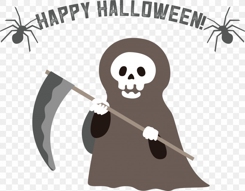 Happy Halloween, PNG, 3000x2352px, Happy Halloween, Cartoon, Character, Give Me Candy, Logo Download Free