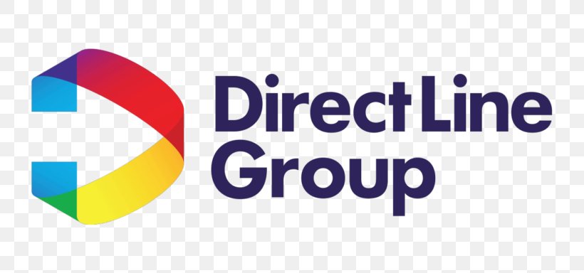 Logo Direct Line Group Insurance United Kingdom, PNG, 768x384px, Watercolor, Cartoon, Flower, Frame, Heart Download Free